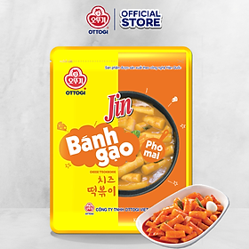 Bánh gạo Tokbokki Jin Ottogi nhiều vị gói 164g