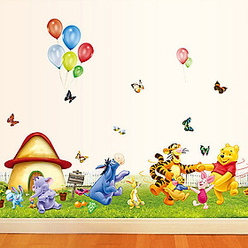 Mua Decal Dán Tường Gấu Vui Cùng Bạn Binbin EB48 (180 x 120 cm)