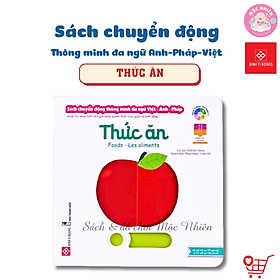 Hình ảnh Sách tương tác chuyển động thông minh đa ngữ Việt - Anh - Pháp (Nhiều chủ đề) - Đinh Tị - Mộc Nhiên