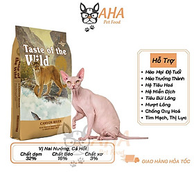 Mới Thức Ăn Cho Mèo Không Lông Sphynx Bao 500g Taste Of Wild Vị Chim Cút