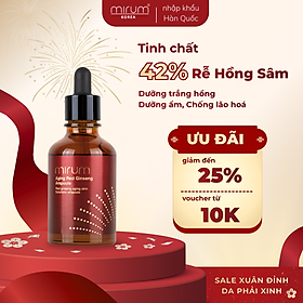 Tinh chất hồng sâm chống lão hóa, làm trắng, giữ ẩm Mirum 50ml