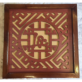 Tấm chống ám khói chữ Lộc AN1334 - 41x41cm