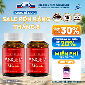 Combo 2 Hộp 60v - Viên Uống ANGELA GOLD Hỗ Trợ Sức Khỏe, Sắc Đẹp Và Sinh Lý Nữ