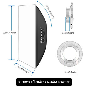 Mua SOFTBOX 60X90CM PULUZ NGÀM BOWENS KIM LOẠI - HÀNG NHẬP KHẨU