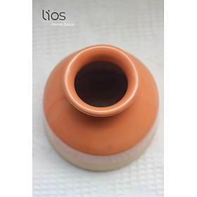 Mua Bình gốm trang trí/cắm hoa tông cam size nhỏ xinh xắn- BINH123