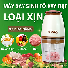 Máy Xajy Sinh Tố Saka Nhật Bản – Xajy Thịt, Xajy Cua, Xajy Cá Cực Mịn, Siêu Tiện, đèn trang trí