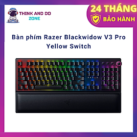 Bàn phím Razer Blackwidow V3 Pro Yellow Switch_RZ03-03531700-R3M1- HÀNG CHÍNH HÃNG