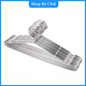 Mua Set 10 Móc Treo Quần Áo Nhôm Không Gỉ Cho Bé (KT Dài 26 cm)