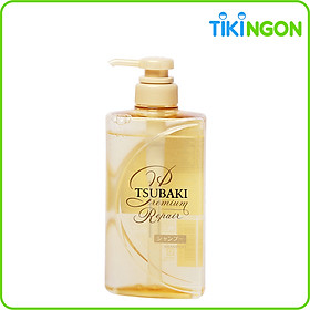 Dầu Gội Tsubaki Phục Hồi Hư Tổn Ngăn Rụng Tóc 490ML