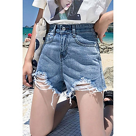QUẦN SỌT JEAN NỮ RÁCH THỜI TRANG MỚI NHẤT 2019 QSN10