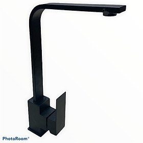 Mua Vòi Rửa Chén Bát Nóng Lạnh Màu Đen Thân Vuông Cao Cấp - Inox 304