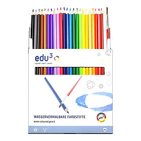Hộp 24 Bút Chì Màu Hòa Tan Được Với Nước  EDU3- 1221024