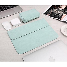 BAO DA, TÚI DA, CẶP DA CHỐNG SỐC CHO MACBOOK, LAPTOP, SURFACE KÈM VÍ ĐỰNG PHỤ KIỆN