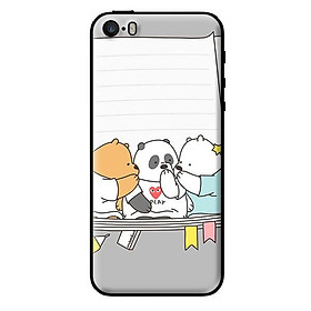 Ốp in cho iPhone 5s 3 Chú Gấu 3 - Hàng chính hãng