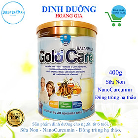 Sữa bột Gold Care  - Đông Trùng Hạ Thảo - Nano Curcumin - Sữa Non