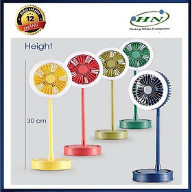 Mua Quạt đứng thân dài để bàn tốc độ cao  kiêm đèn ngủ  đèn led phát sáng -HN