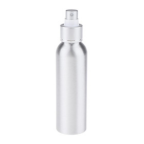 30/50/100/120/250mL Empty Aluminum Pump Spray Bottle - Refillable Container for Essential Oils, Cleaning Products, or Aromatherapy