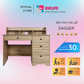 Mua Bàn làm việc kèm tủ thiết kế đẹp SMLIFE Dagger