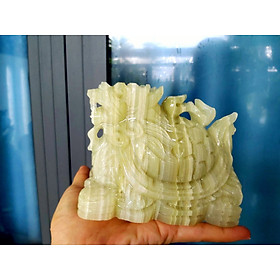 Mua Long Quy đá Ngọc Hoàng Long nguyên khối 10cm  12cm