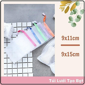 Mua Túi Lưới Tạo Bọt Xà Bông Freeship Túi Tạo Bọt Nhanh Xà Phòng Nhỏ Gọn  Tiện Lợi 9x15cm - tuanphukien75