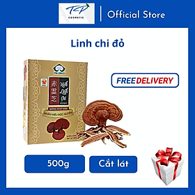 Nấm Linh Chi Nhật Thượng Hạng (Linh Chi Đỏ) Cắt Lát 500g: Tăng Sức Đề Kháng, Bồi Bổ, Thanh Lọc Cơ Thể.
