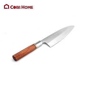 Mua Dao Deba tay cầm gỗ 34cm - Thép không gỉ  cứng cáp  sắc bén - Chuyên thái thịt  phi lê cá - Cobihome