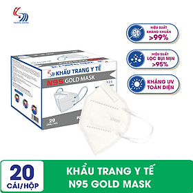 Khẩu trang y tế Trường Dương N95 Gold Mask - Hộp 20 cái