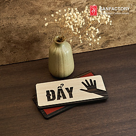 Mua Bảng gỗ decor kéo dẩy hướng dẫn mở cửa kính