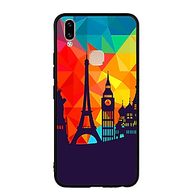 Ốp Lưng Viền TPU Cho Vivo V9 - Travelling