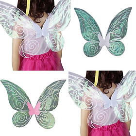 2pcs/Set Kids Color Changing Butterfly Angel Fairy Wing Costume Accessories