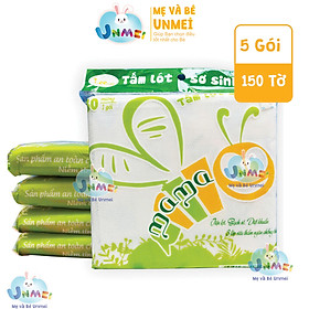 Combo 5 bịch tấm lót sơ sinh Mama (Bịch 30 miếng)