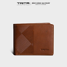 Ví nam da bò Trita ( Thời trang nam dáng ngang - Ví da RVN05 )