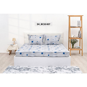 Bộ ga chun chần 120x190 Sông Hồng chất cotton