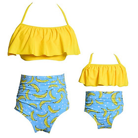 Phù Hợp Với Họ Mẹ Và Con Gái Bikini Bộ Đồ Bơi 2021 Đồ Bơi Nữ In Đồ Bơi Trẻ Em Kid Cho Bé Gái Đi Biển Đồ Bơi - Kid 4-5T