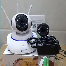 Mua Hàng nhập khẩu - Camera Wifi YOOSEE 3 râu độ phân giải 2.0MP cho hình ảnh FullHD 1080p có cổng LAN