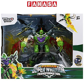 Đồ Chơi Siêu Chiến Binh Robot Biến Hình Thằn Lằn Bay - Pterosaur Super Warrior Transformation - VECTO VT9977