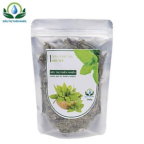 Trà Lá Bạc Hà Sấy Lạnh Mộc Sắc 500g - Siêu thị thiên nhiên