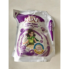 Thùng 24 Túi Nuvi Sữa Chua hương nho Túi 110ml