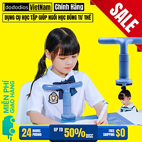 Giá Đỡ Cằm Chống Cận Thị, Dụng Cụ Chống Gù – Tặng Kèm 3 Con Cá Heo Luyện Chữ Cho Học Sinh Chính Hãng dododios