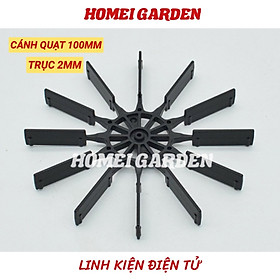 Cánh quạt chân vịt thuyền đường kính 100mm trục 2mm mới 100% dùng DIY mô hình - H0122