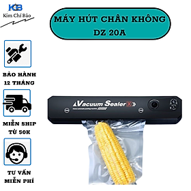 Máy hút chân không thực phẩm Vacuum Sealer DZ 20A dùng cho gia đình, hút khỏe, hết khí- Tặng 10 túi hút.