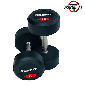 Bộ 2 tạ tay cao su REEFIT 10kg 2 cục 10kg tổng 20kg