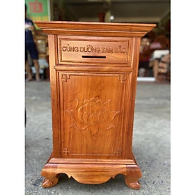 Mua Hòm cung đức gỗ hương đá cao 80 ngang 50 sâu 40cm