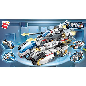 Đồ chơi QMAN - 41310 Bộ đồ chơi xếp hình mô hình xe chiến đấu vũ trụ (KT 16.4x25.3x12.7cm)