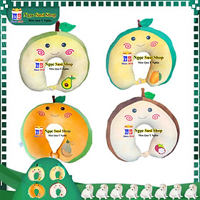 Mua GẤU BÔNG GỐI CỔ GỐI KÊ CỔ CHỮ U HÌNH TRÁI CÂY  DÙNG ĐI XE DU LỊCH CHO ĐỠ MỎI CỔ - GAIO NGẪU NHIÊN MẪU