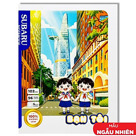 Tập Subaru Bạn Tôi - 4 Ô Ly Vuông - 96 Trang 102gsm - Vĩnh Thịnh A090-V1-C (Mẫu Bìa Giao Ngẫu Nhiên)