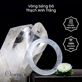 VÒNG BẢN THẠCH ANH TRẮNG