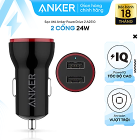 Mua Sạc ô tô ANKER 2 cổng PowerDrive 2 24W - A2310