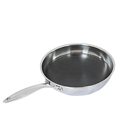 Mua Chảo Sâu Lòng Chống Dính Blackcube Inox 304 - Thương Hiệu Berndorf Sandrik -  Size 24 Non-Stcik Stainless Steel  Fry Wok