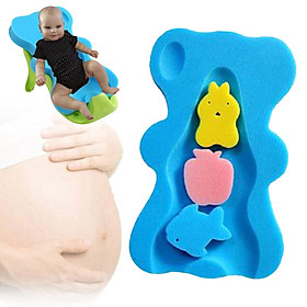Mat Bath Sponge/ Foldable /Breathable/ Skid Proof / Cartoon Infant Support Bed